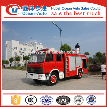 Dongfeng 5000liters capacité d&#39;eau réservoir camion de pompiers